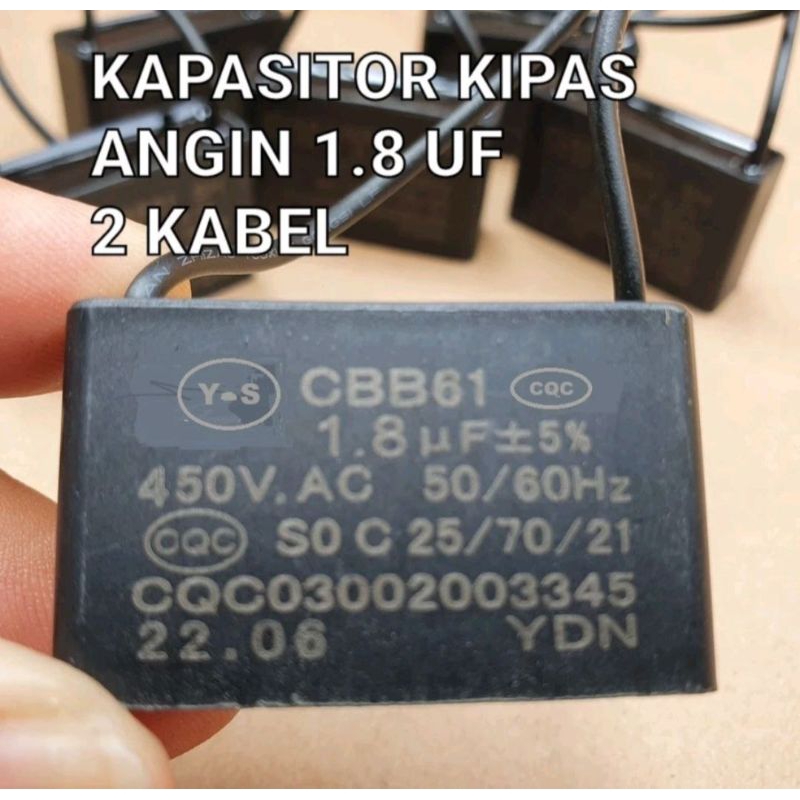 kapasitor kipas angin cosmos cbb61 1.8uf 1.5uf 1.2uf 2uf 2.5uf 3uf 3.5uf 4uf 5uf 6uf