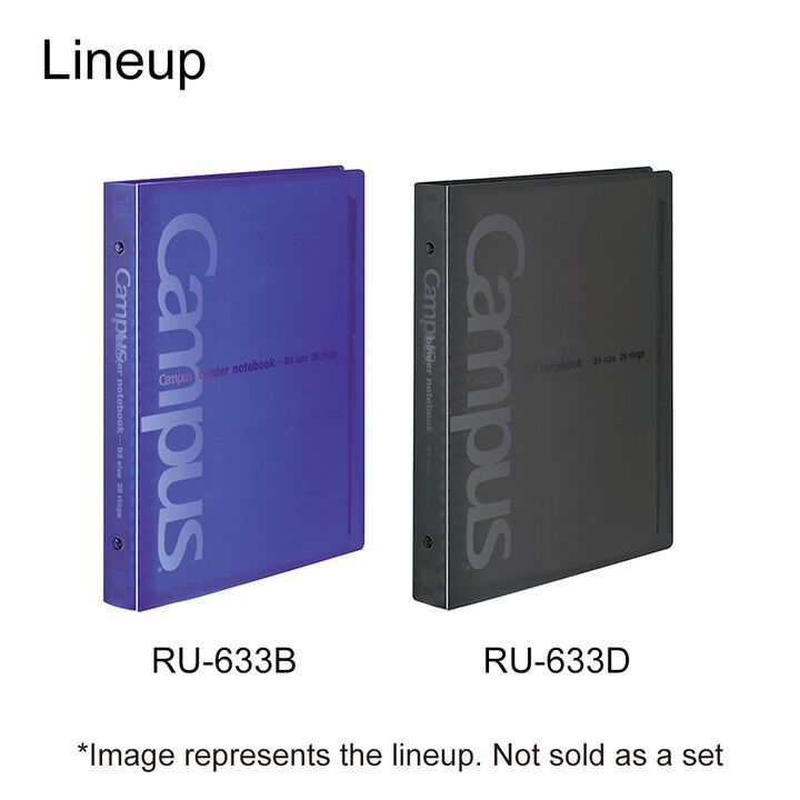 

Kokuyo Campus Binder PP Cover Wide B5 Up to 200 Sheets L-633
