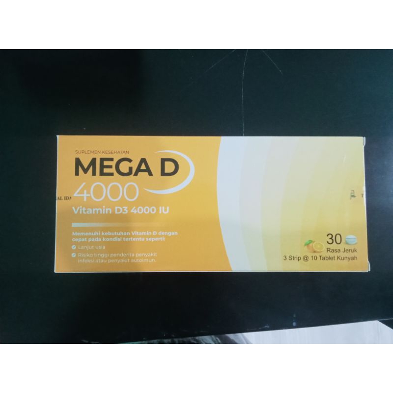 Vitamin D3 4000 IU - Mega D4000