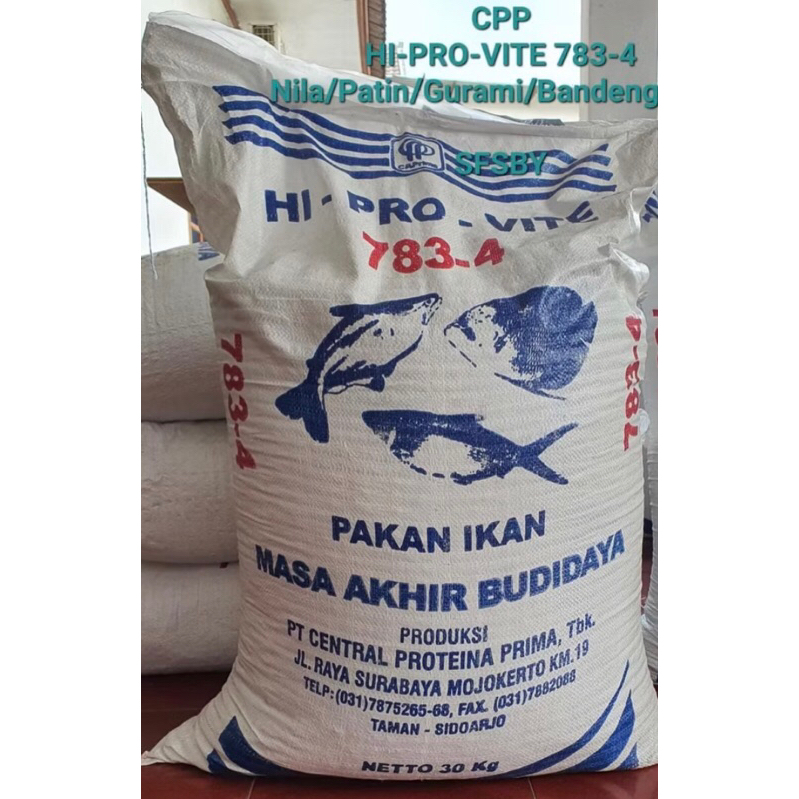 hi pro vite 783-4 pelet ikan apung pelet ikan lele gurami patin gabus 30kg