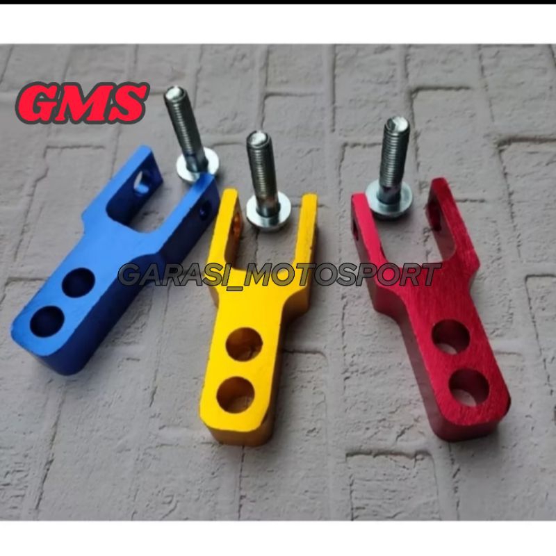 Termurah Riser Peninggi Shock Sok Universal Matic Sambungan Shok Belakang Motor Matic 2 Lubang Pangk