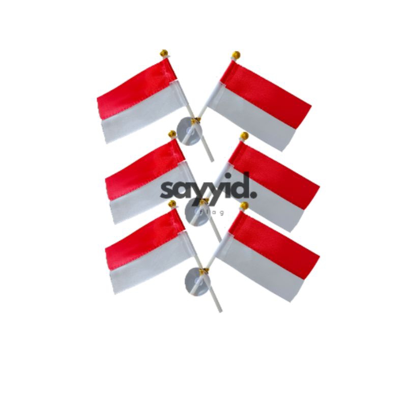 BENDERA MINI CEPLOK /BENDERA SILANG hiasan kaca mobil dll.