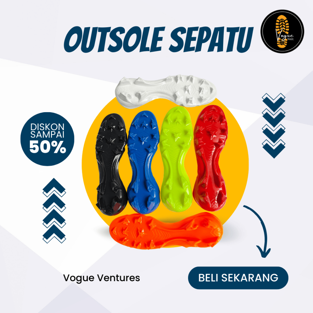 [COD] Outsole Sepatu Bola Model ORTUSEIGHT SIRUS FG  - Karet Sepatu Bola - Sol Sepatu Bola