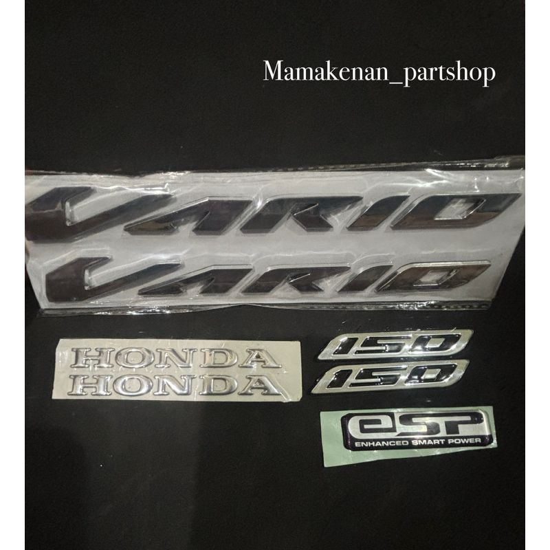 Emblem vario 150 new // Emblem timbul (set)
