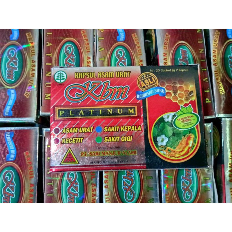 Kapsul KBM Asam Urat Pegal Linu