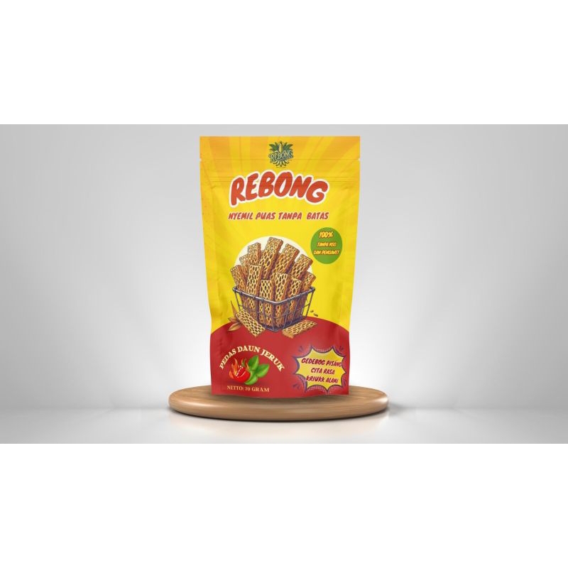 

REBONG- KRIPIK GEDEBOG PISANG (PEDAS DAUN JERUK)