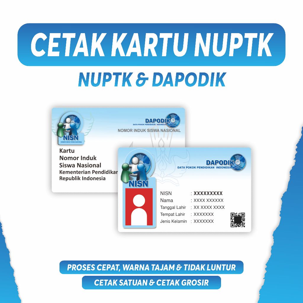 

Cetak Kartu NUPTK (NUPTK & DAPODIK)