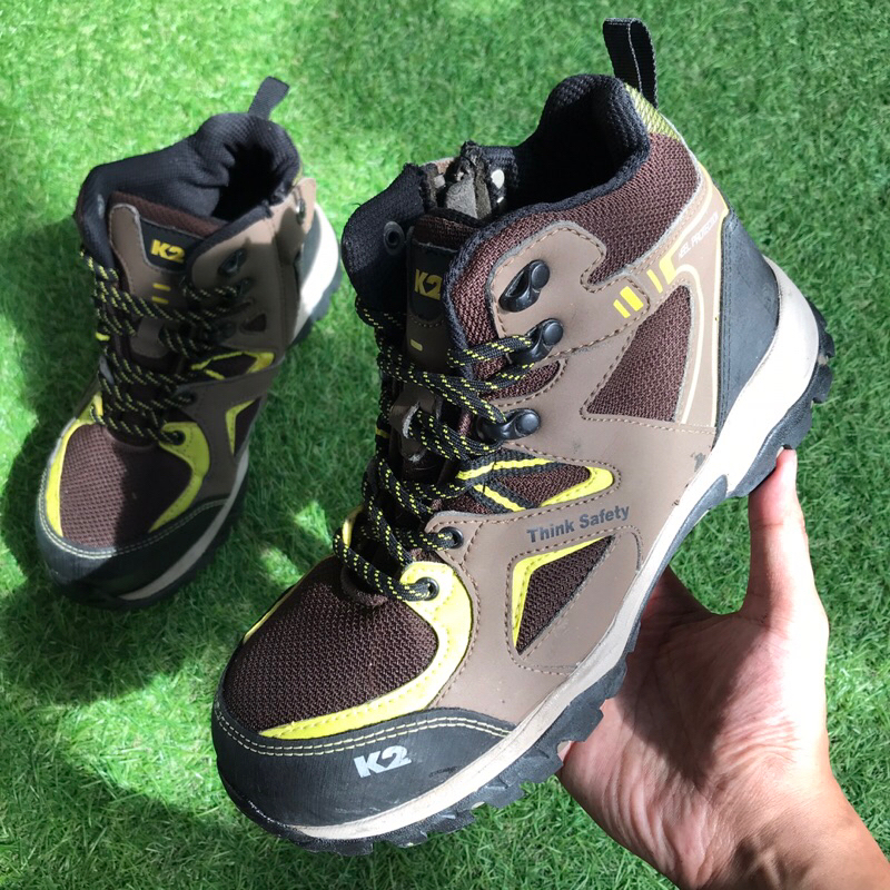 K2 Think Safety Mid Leather Steel Toe shoes size 39