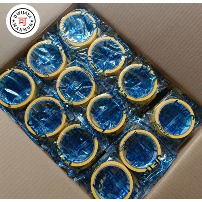 

Lakban Kertas Masking Tape 1 Inch /24 mm x 20 yards