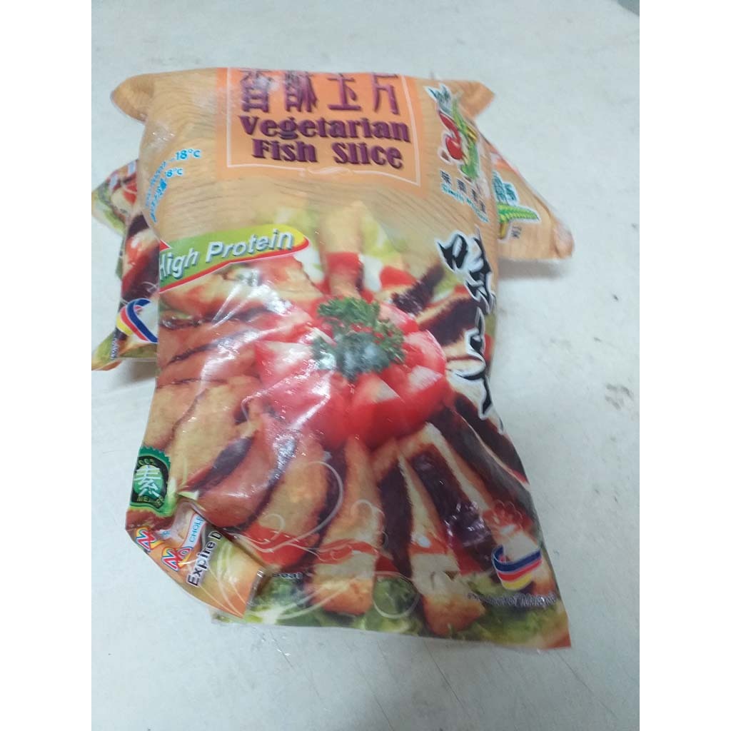 

Mr. Vege Fish Slice 1KG / Ikan Potong Vegetarian