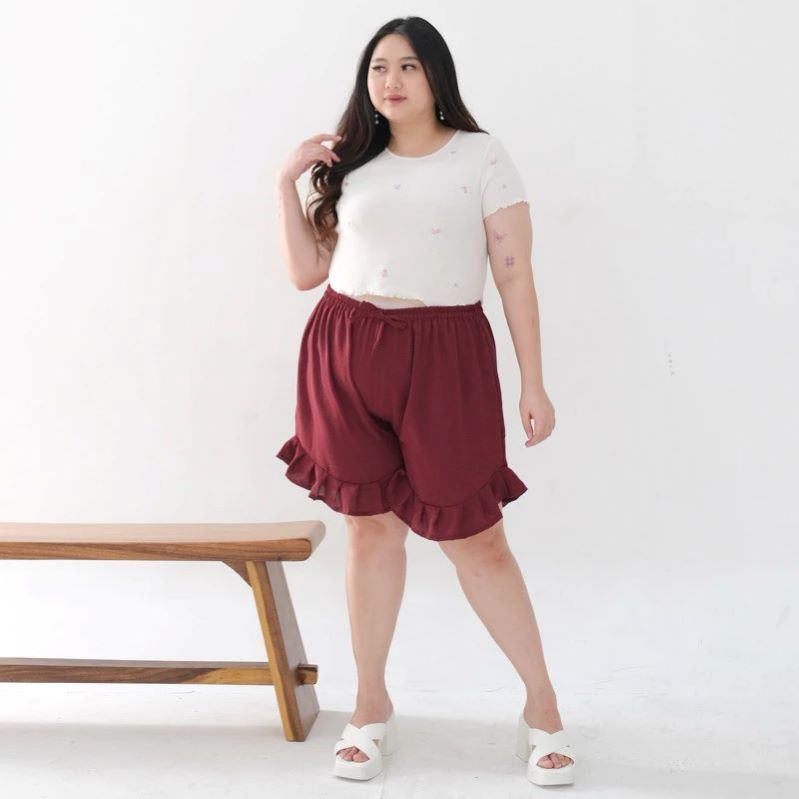 Celana BB ( 75KG - 100KG ) SUPER JUMBO Celana Pendek Crinkle Airtuflow untuk Semua Kegiatan HOTPANTS