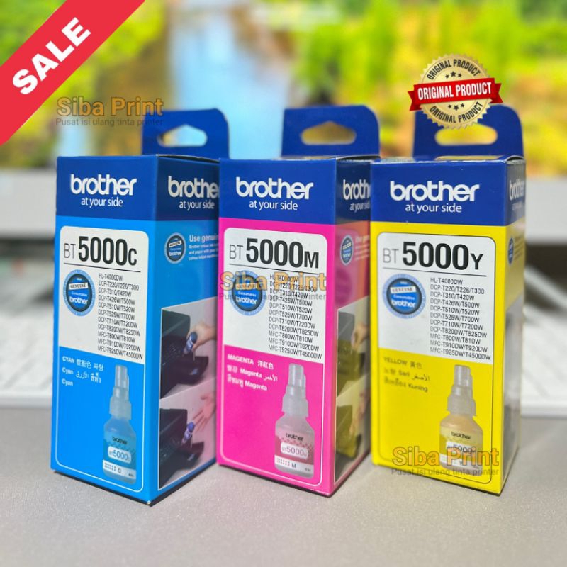 Tinta Original Brother BT D60 BK / BT5000 CMY Tinta Printer DCP-T310 DCP-T510W DCP-T710W DCP-T810W