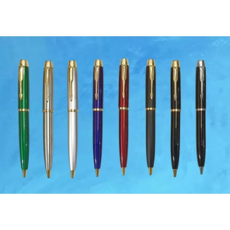 

pulpen parker pulpen promosi metal pulpen custom logo cetak suka2