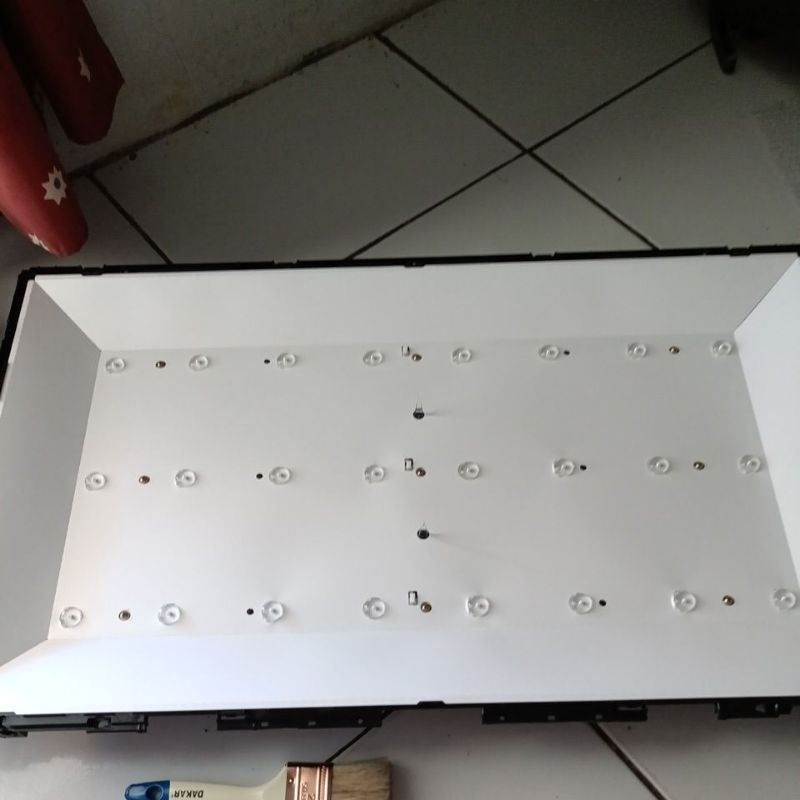lampu backlight original polytron PLD32TV1755 8 kancing 1 baris 3v