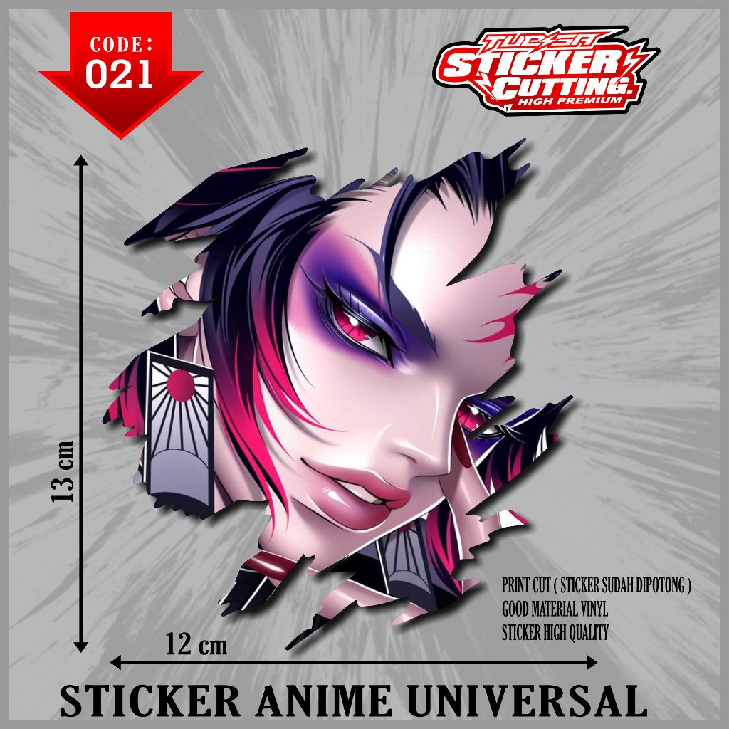

Sticker Vynil Anime Naruto Stiker Sudah Printcut Siap Tempel Cod SA-TBC 002