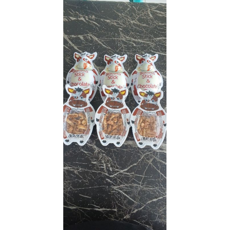 

BISCUITS STICK & COKLAT SAPI ISI 6