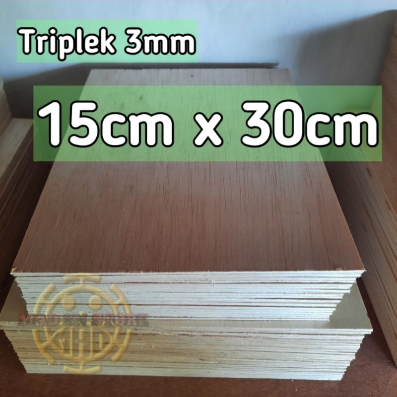 Triplek 15x30 tebal 3mm plywood