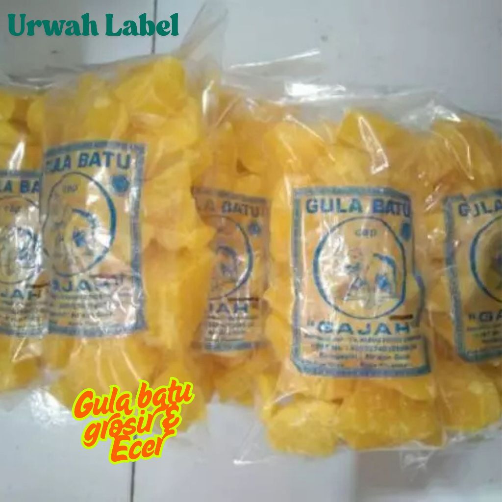 

Gula Batu Glosur Ecer Gula batu kuning/ Gula batu khas Cirebon 1KG cod