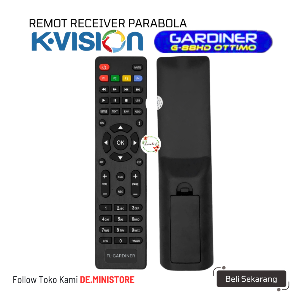 Remot Remote Receiver Parabola Optus Kvision Gardiner Oracle HD OP-88HD Lgsat Premium