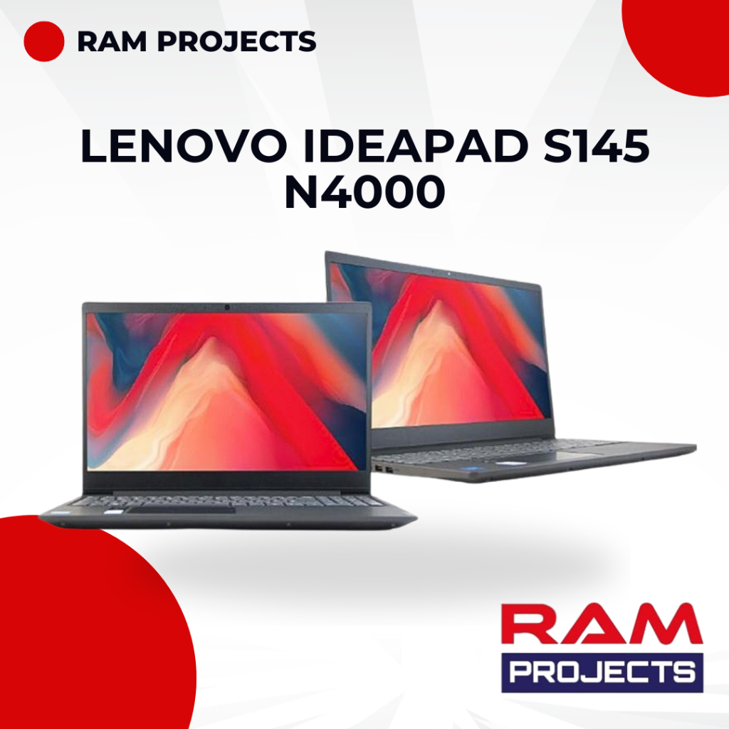 Lenovo Ideapad S145 N4000 Memori 4 GB/8 GB SSD 256 GB DOS / Lenovo IDEAPAD S145-15IGM (Intel N4000, 