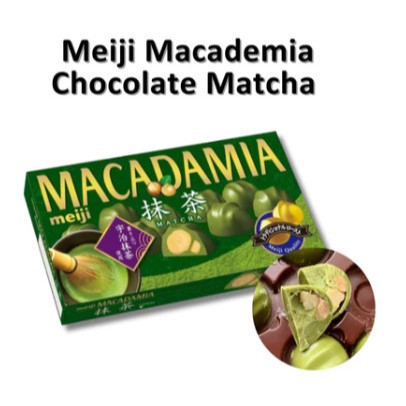 

READY STOCK SIAP KIRIM Meiji Macademia Chocolate Matcha JAPAN
