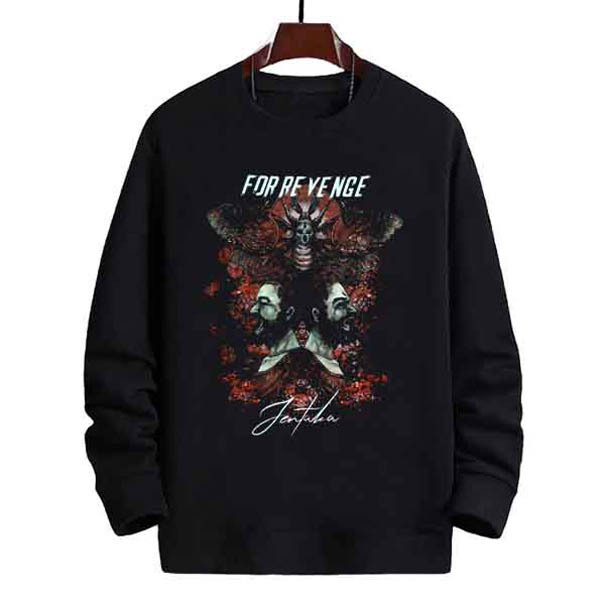 Sweater For Revenge Jentaka Crewneck Bahan Cotton Fleece | Size M L XL XXL | READY STOCK LANGSUNG OR