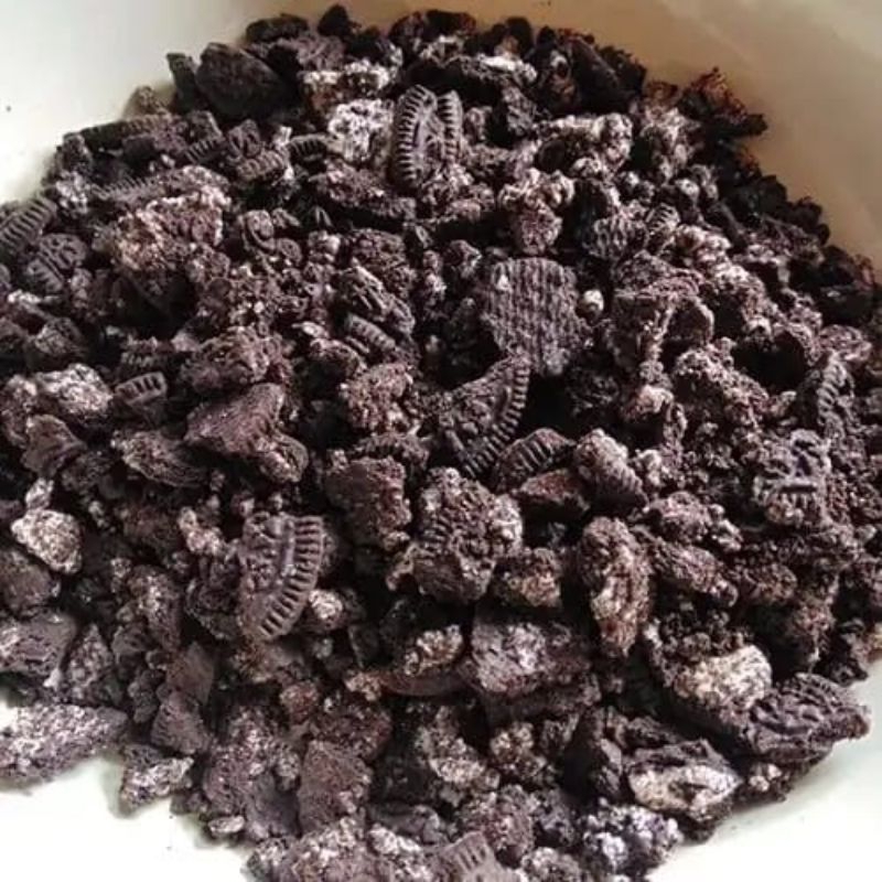

bubuk cookies 1kg topping minuman dan makanan biskuit hitam