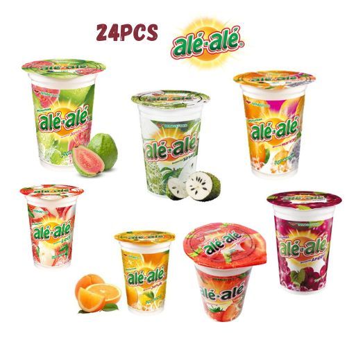 

TOKOSERBII - Ale ale 180ml minuman gelas 24pcs jambu sirsak jeruk anggur leci stroberi markisa