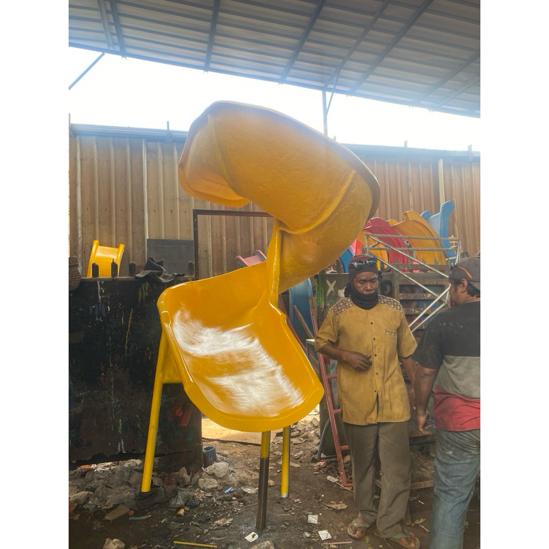 fiber perosotan melingkar untuk kolam renang fiber nya saja