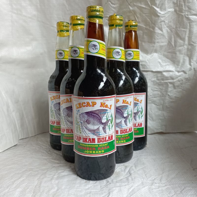 

KECAP MANIS CAP IKAN DOLAR ISI 600 ml | BOTOL KACA BESAR | BONUS KARDUS