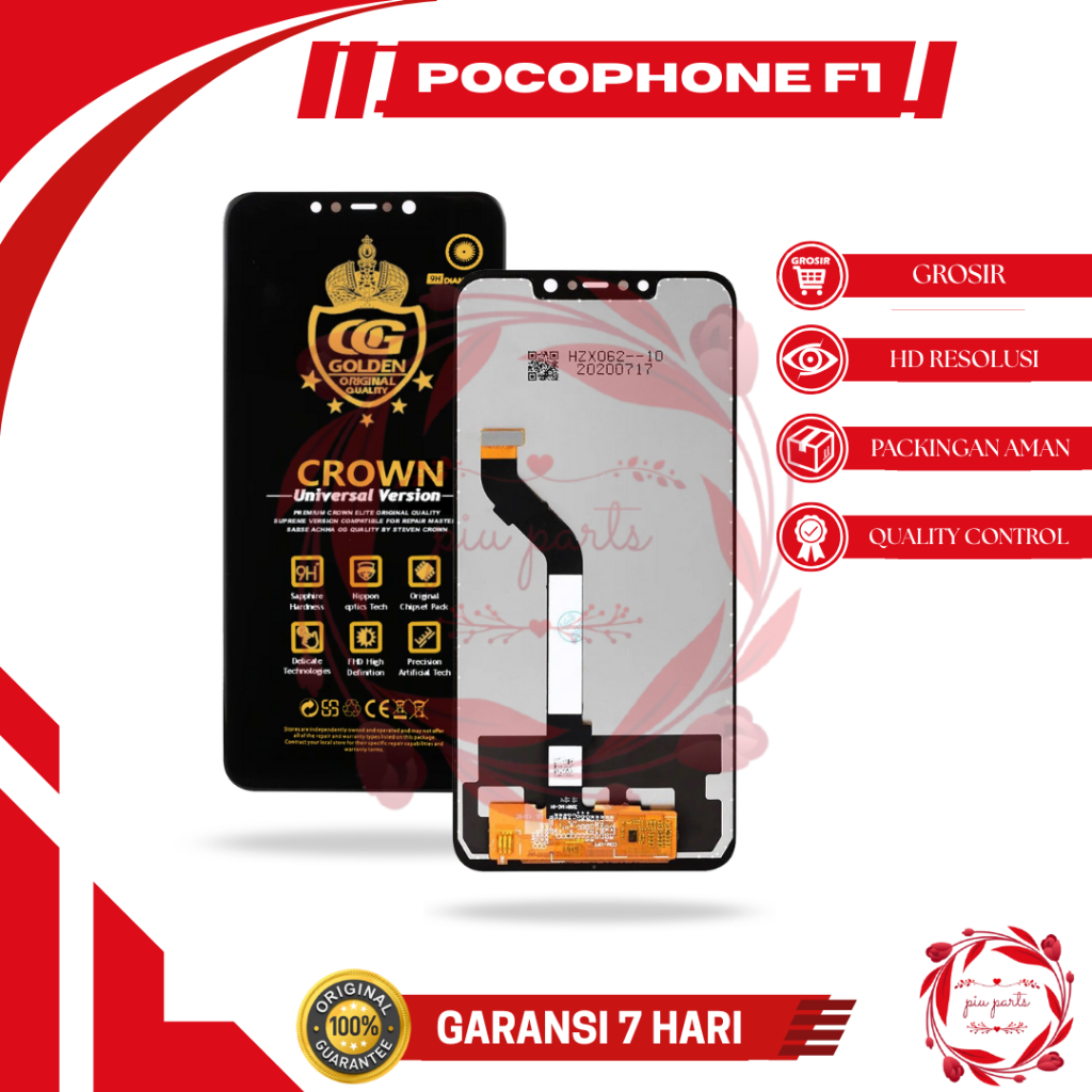 LCD XIAOMI POCOPHONE F1 / LCD POCOPHONE F1 / LCD POCO F1 TOUCHSCREEN FULLSET COMPLETE ORIGINAL