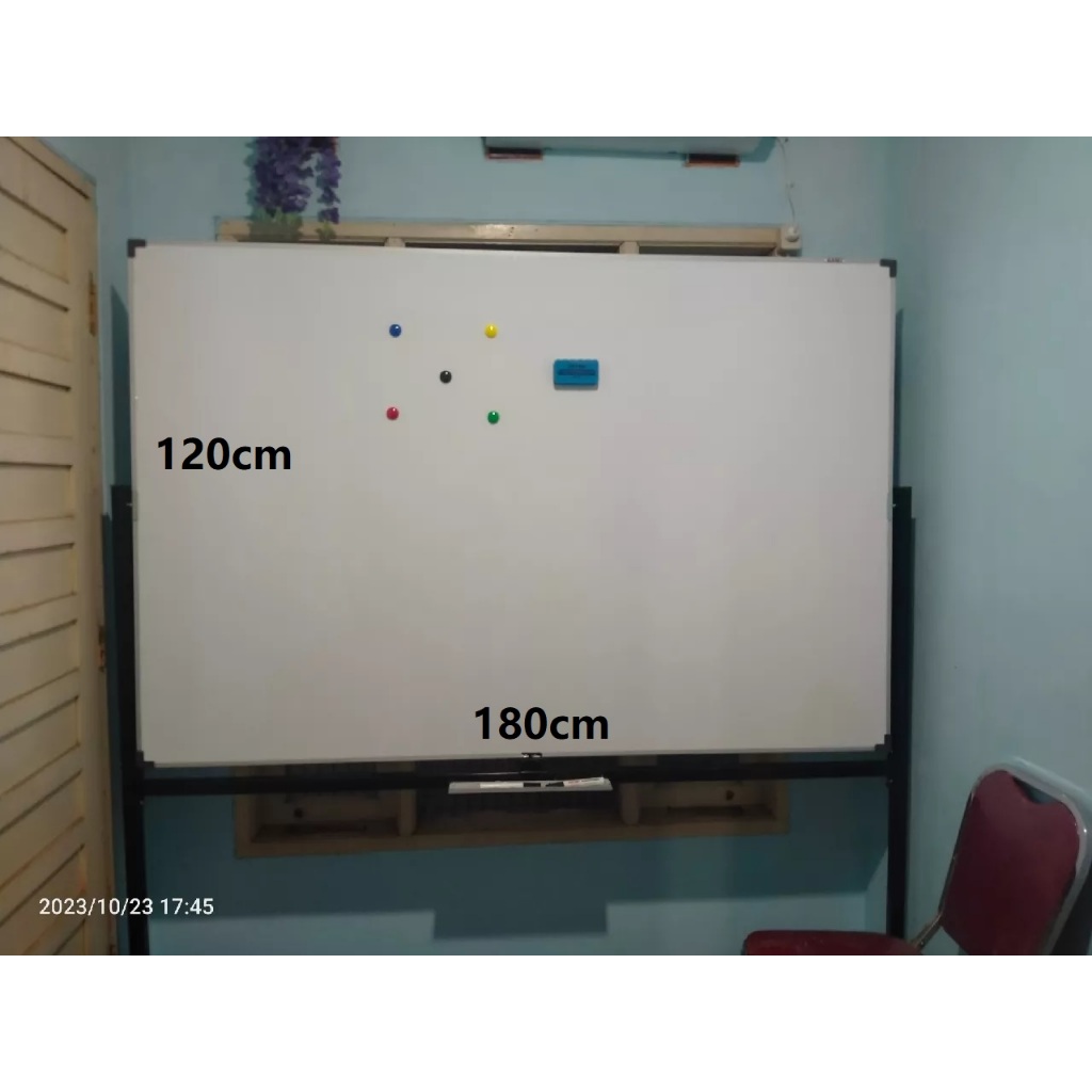 

white board standing magnet 120 x 180 cm