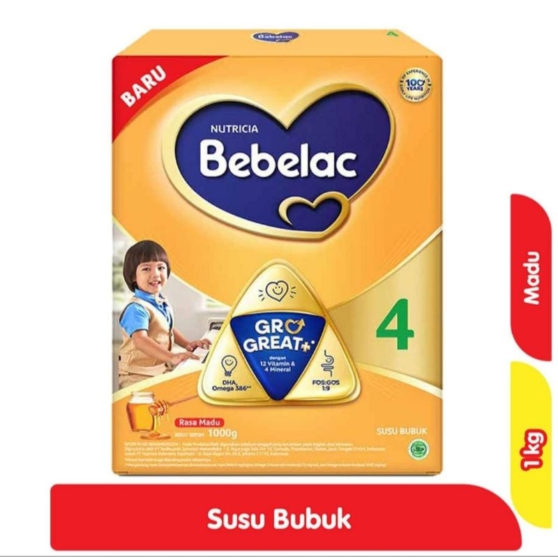 

BEBELAC 4 1KG MADU (EXP 16.08.2026) minus kardus Rijek