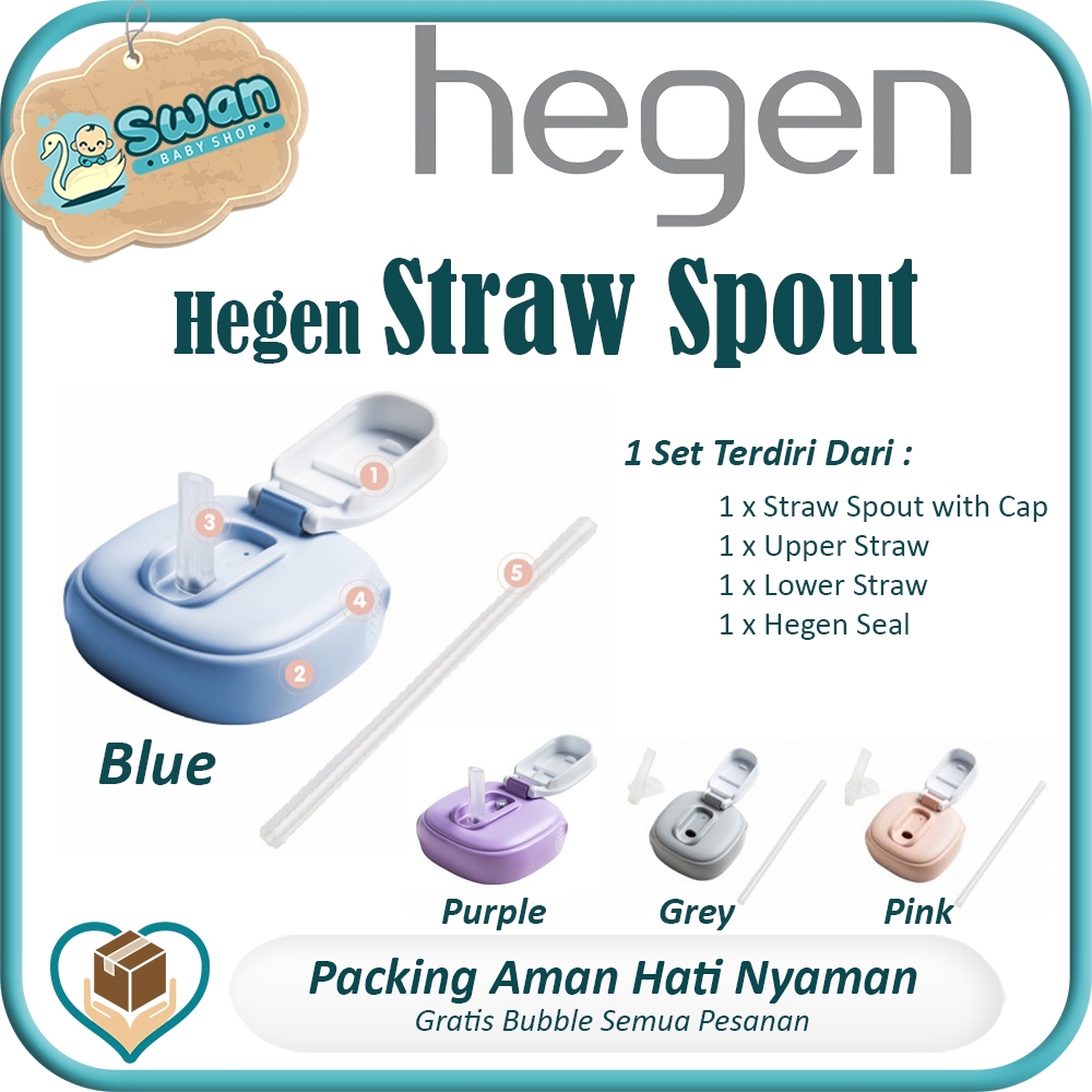 Hegen Pcto Straw Spout / Aksesoris Straw Cup Hegen / Tutup