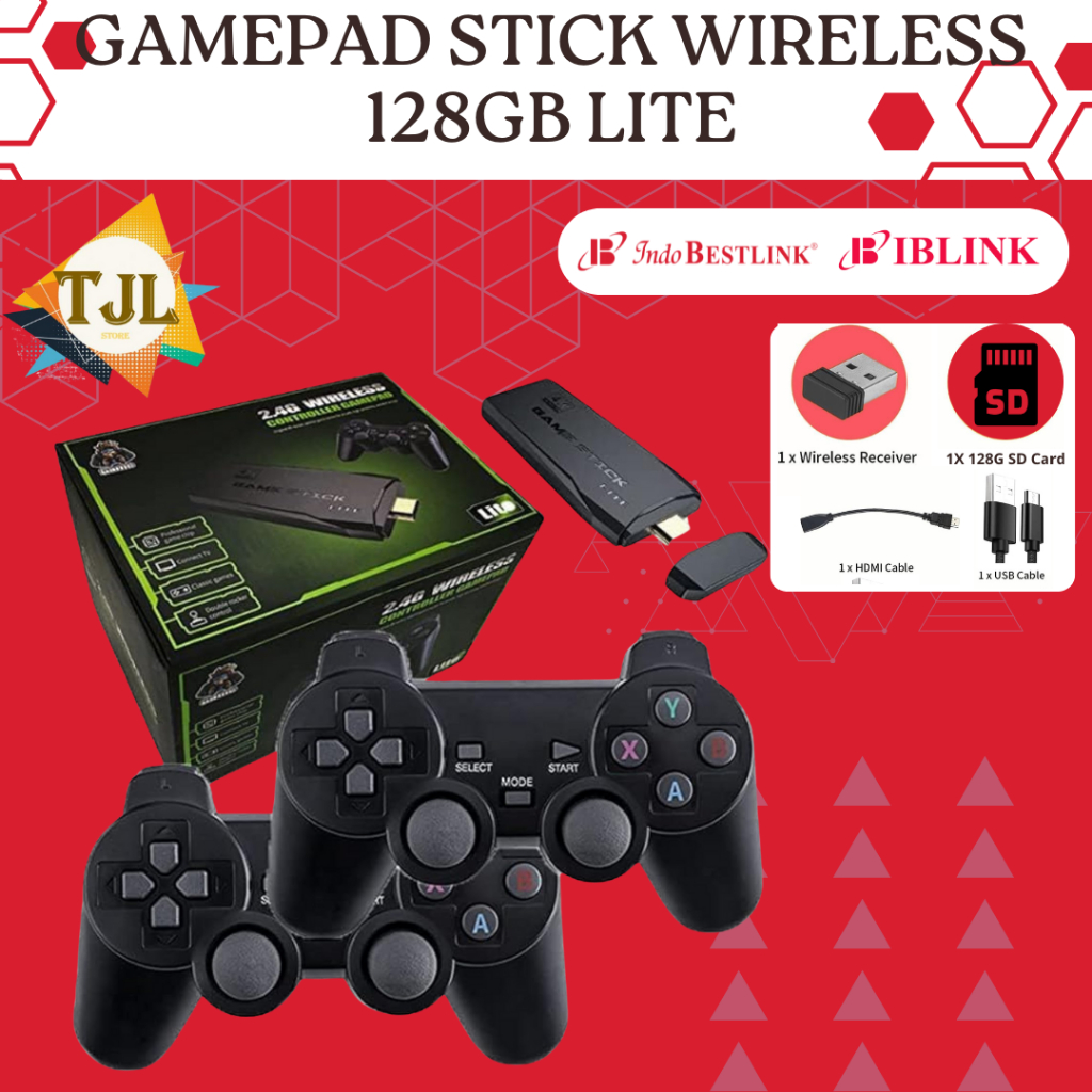ps 2 full game + stick 2 Video Game Console 2.4G Double Wireless Controller Game Stick 4K 20000+ gam
