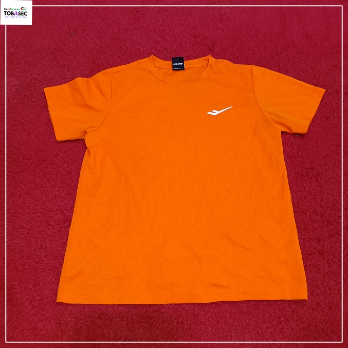 Kaos Baju Tshirt Dry Fit Prospecs warna Orange Size L