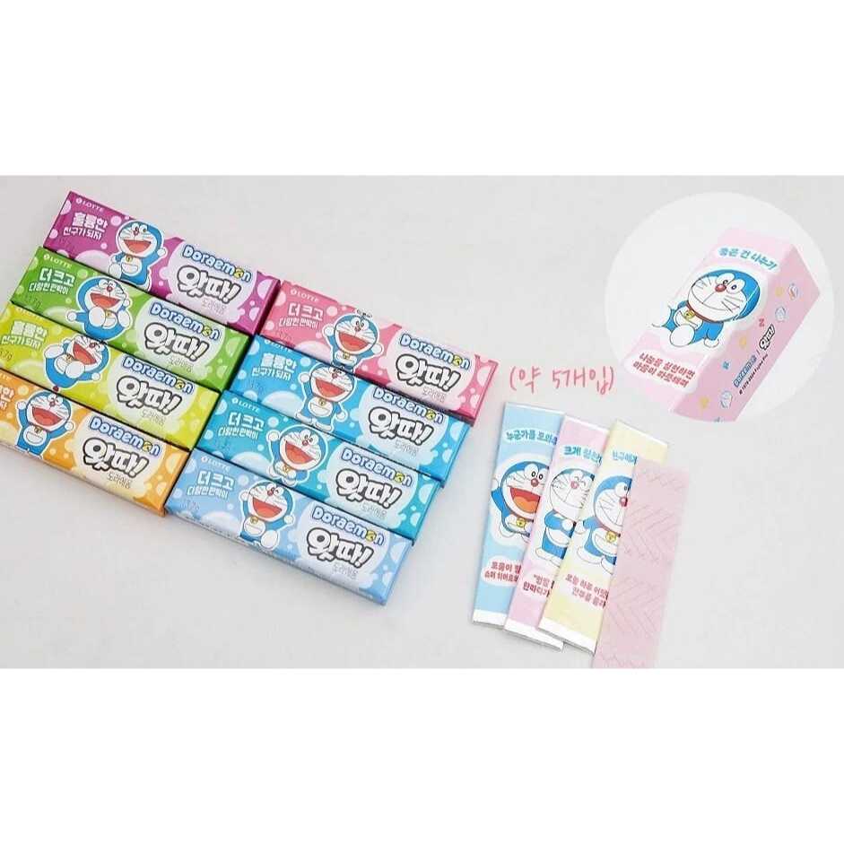 

LOTTE WATTA Gum x Doraemon Characters Permen Karet korea