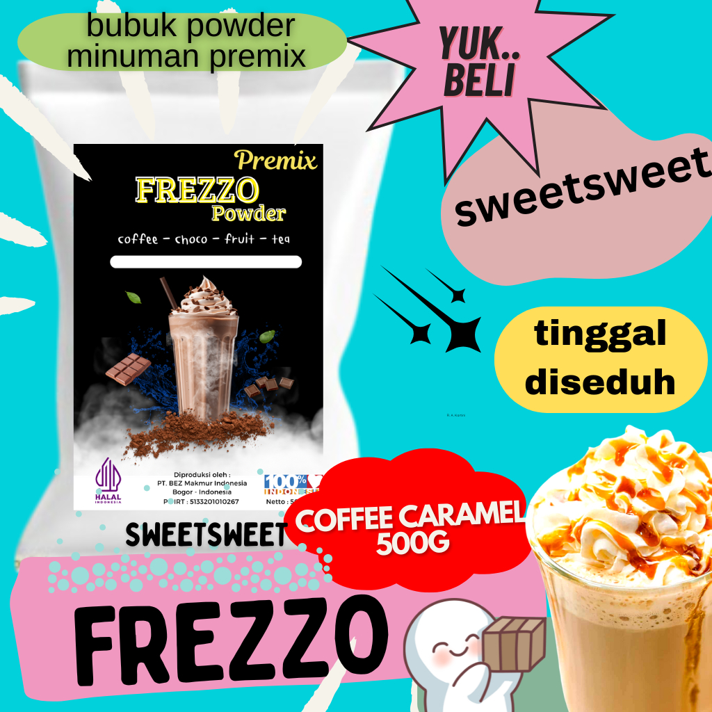 

Sweetsweet Bubuk Minuman Frezzo Varian Kopi | Berbagai Rasa Aneka Kopi 500 Gram | Bisa COD dan Gram