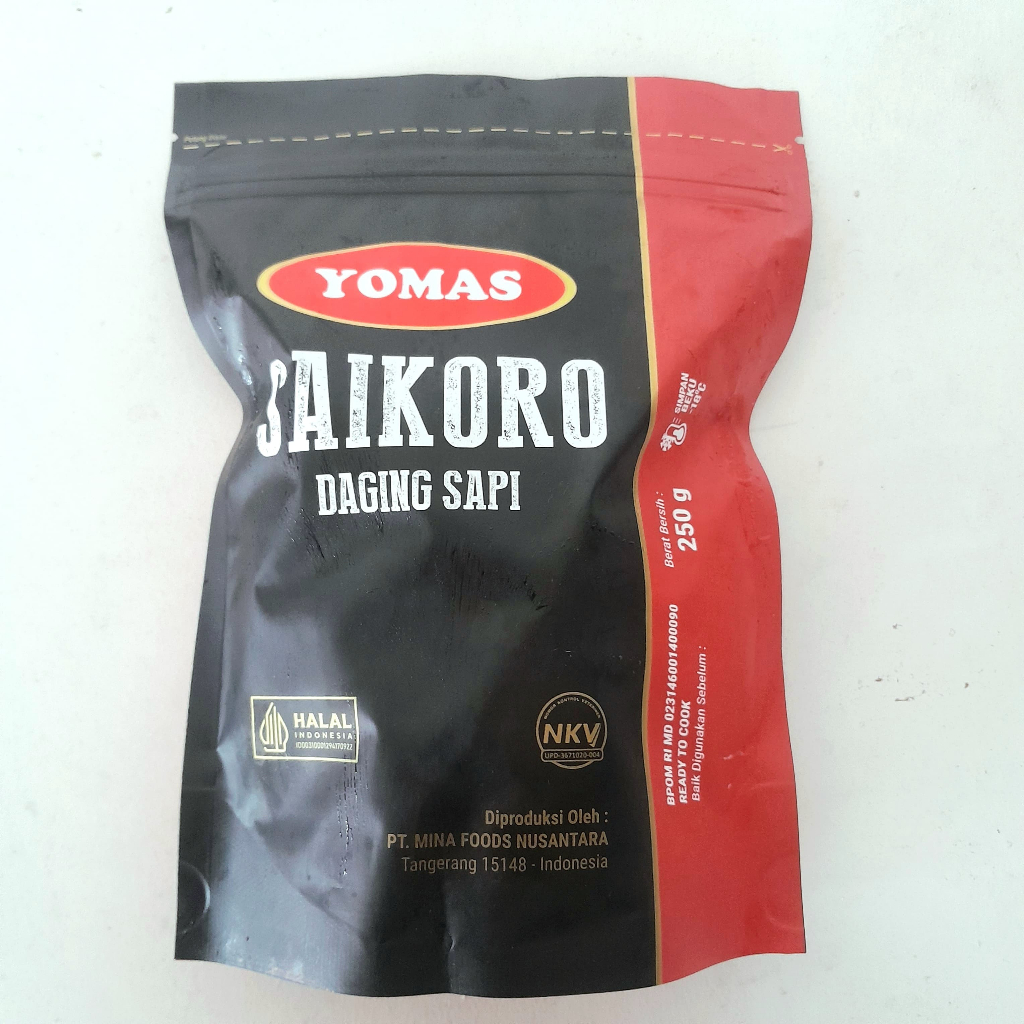 

YOMAS beef saikoro 250gr