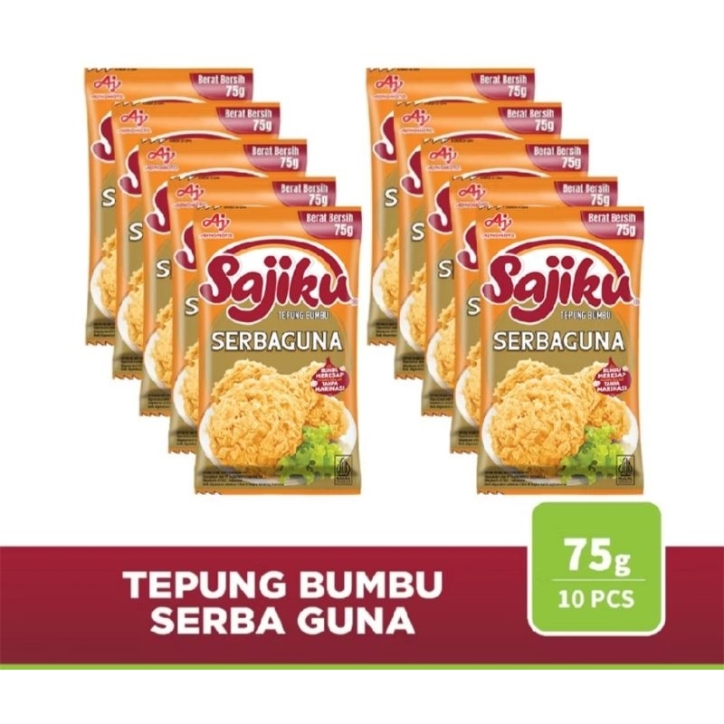 

Sajiku Tepung Bumbu Serbaguna 75gr, 200gr, 900gr