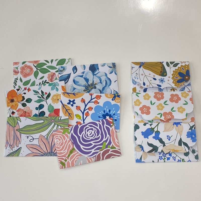 

10 pcs Amplop Bunga Vol. 2 Kecil Mini Ukuran 5,7 x 8,7 cm