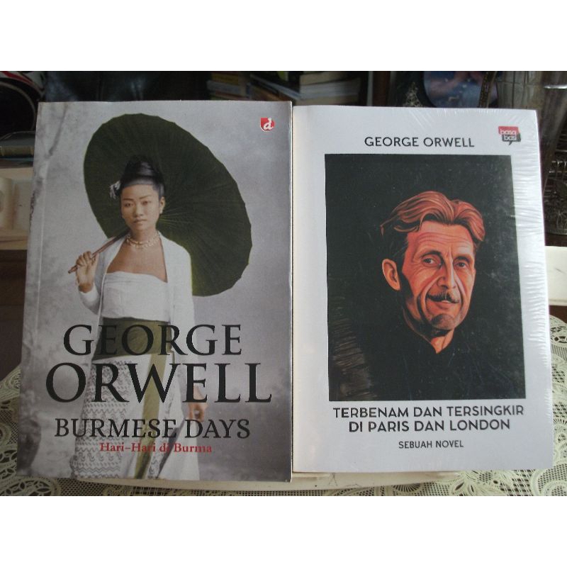Buku George Orwell Burmese Days & Terbenam Tersingkir di Paris dan London