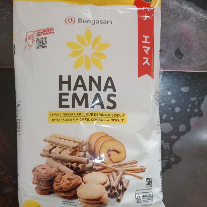

Tepung Terigu Hana Emas 1kg