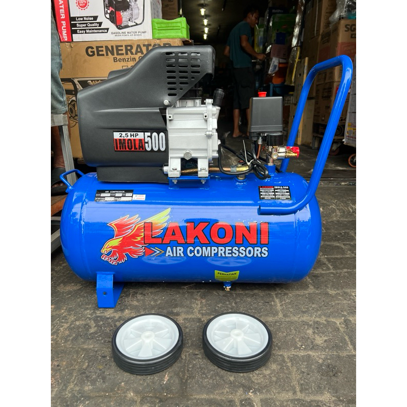 Kompresor Angin 2,5HP LAKONI IMOLA 500 Kompresor Listrik 50 LITER