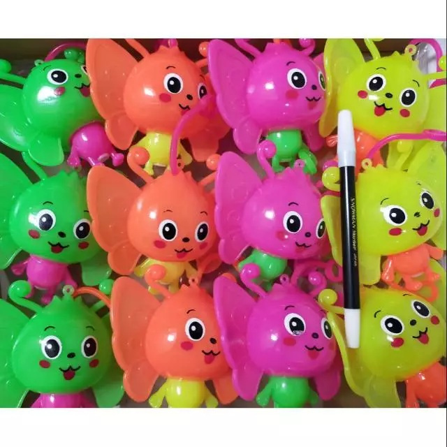 Mainan Cit Cit Kupu Kupu Bunyi /  Mainan Cit Mandi Anak Kupu Kupu / Mainan anak cit Kupu Lampu LED