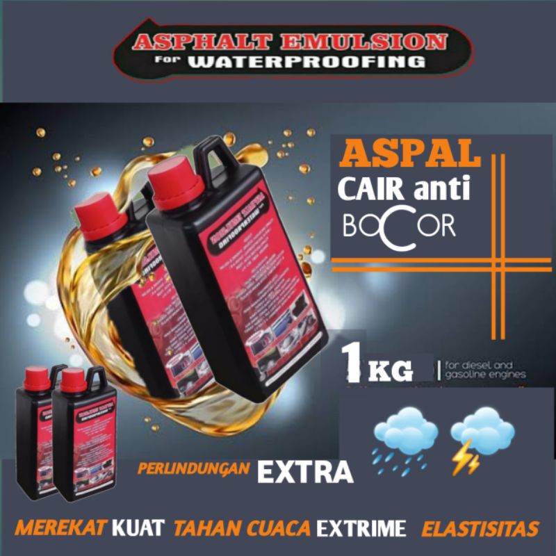 ASPAL CAIR/ANTI BOCOR ANTI BOCOR/ASPAL EMULSION 1KG