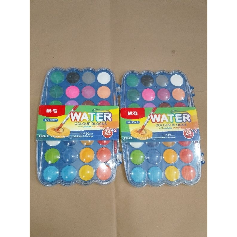 

water colors blocks 24W