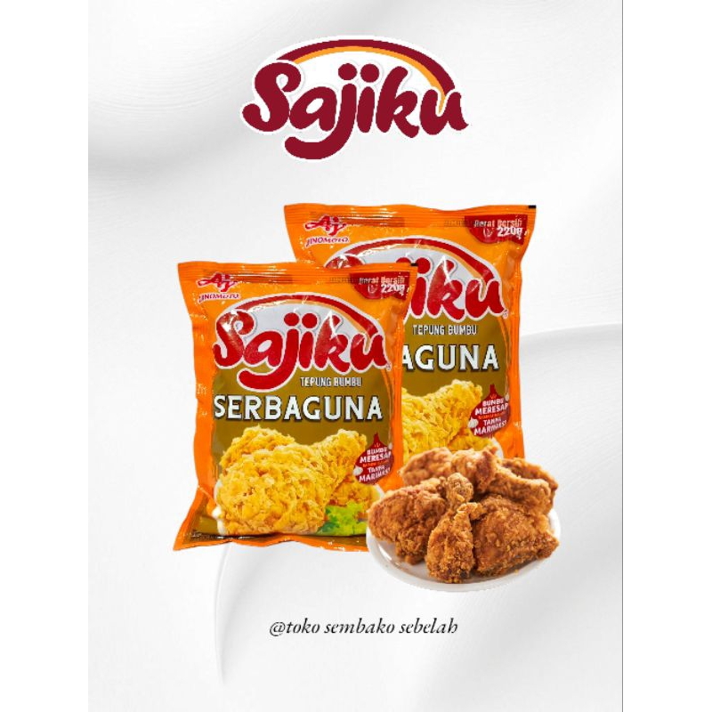 

Sajiku Tepung Bumbu Serbaguna Kemasan 220 Gram
