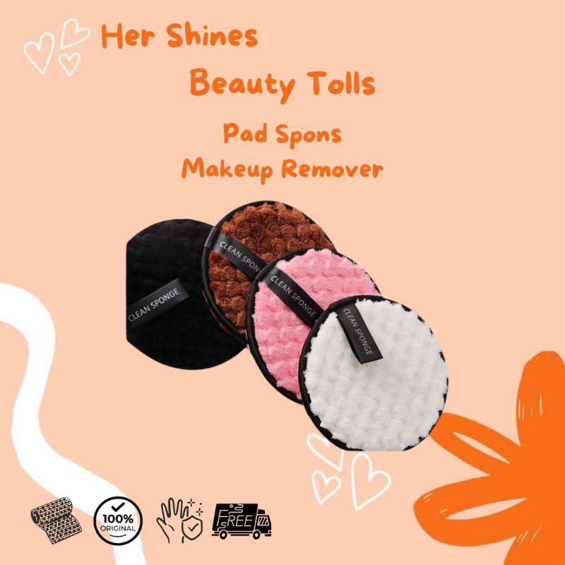 Pad Spons Makeup Remover Spons / Sponge / Pembersih Wajah / Penghilang Makeup