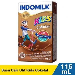 

INDOMILK SUSU CAIR UHT KIDS COKELAT TPK 115mL